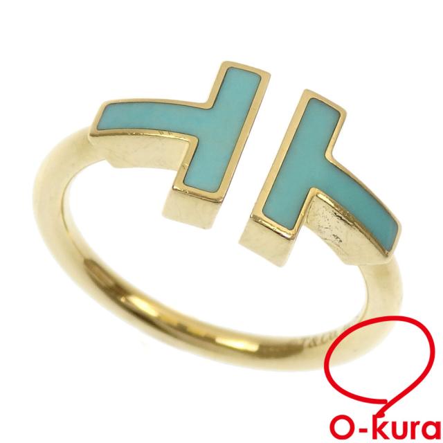 中古 ティファニー ターコイズ ワイヤー リング レディース K18YG 11号 3.7g 18金 イエローゴールド 750 指輪 64027700 ティファニーT Tの通販は 198,000円