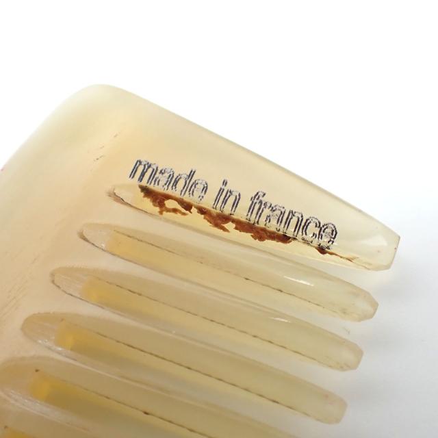 中古 エルメス コーム レディース ベージュ系 バッファローホーン □L  