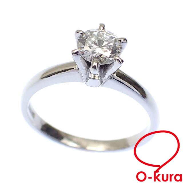 中古 ダイヤモンド リング レディース Pm850 13号 0.52ct 4.4g 中古 ダイヤモンド リング レディース Pm850 13号 0.52ct 4.4g