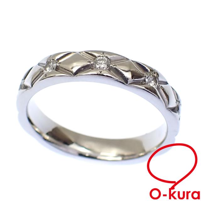 CHANEL シャネル マトラッセリング #48 8号 Pt950 プラチナ CHANEL シャネル マトラッセリング #48 8号 Pt950 プラチナ 【公式通販】