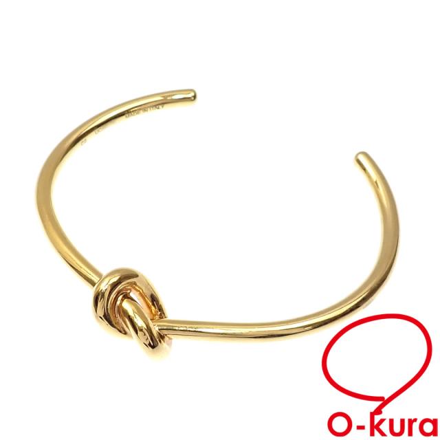 中古 セリーヌ ノット エクストラシン ブレスレット レディース ブラス  