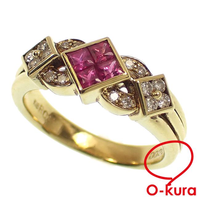 K18YG ダイヤモンド リング 0.20CT K18YG ソリティア ダイヤモンド  