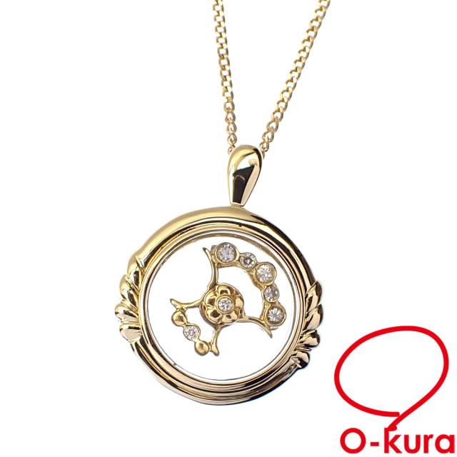 アクセサリー まとめ売り 45点 ③ 中古 ダイヤモンド ネックレス レディース K18YG 0.08ct 6.3g