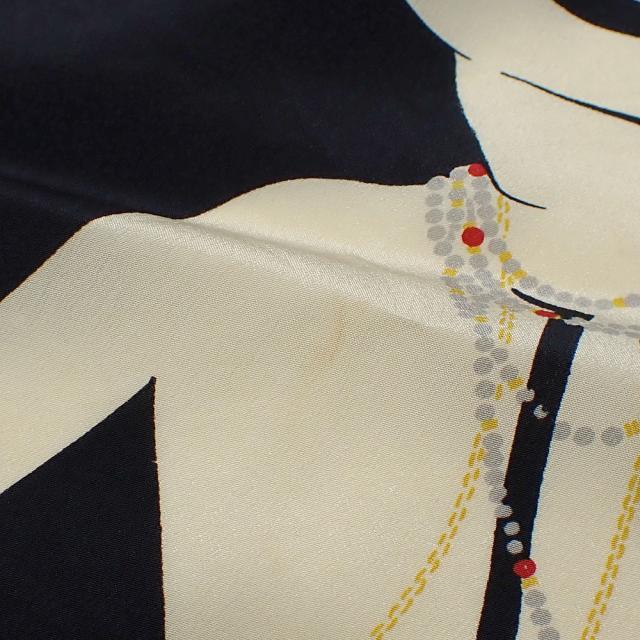 中古 シャネル スカーフ レディース ブラック ベージュ ココマーク 古着 中古 シャネル スカーフ レディース ブラック ベージュ ココマーク 古着