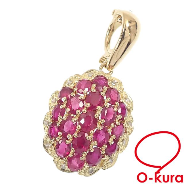 １８金 ペンダントヘッド　ルビー＆ダイアモンド detail-1_9440858e-96bc-4717-