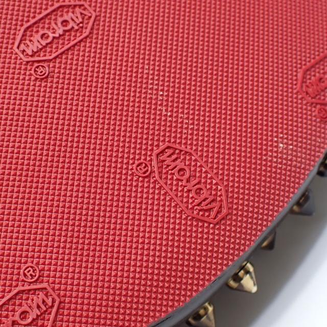 中古 クリスチャンルブタン パンプス レディース アーモンドトゥ パテントレザー ブラック 24.5cm 37 1/2 ロックスタッズ フラット ぺたんこ 古着 アパレル