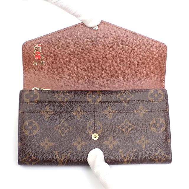 中古 ルイ・ヴィトン 二つ折り 長財布 モノグラム