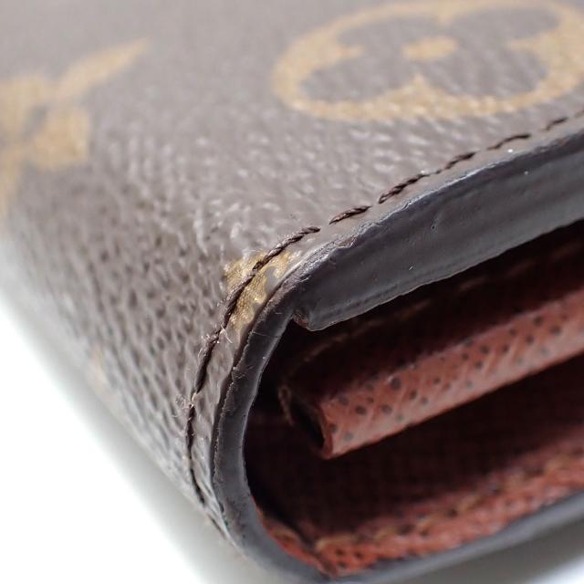 ルイヴィトン ポルトフォイユ・サラ モノグラム 長財布 ブラウン イニシャル入り LOUIS VUITTON ルイヴィトン 財布 長財布 モノグラム