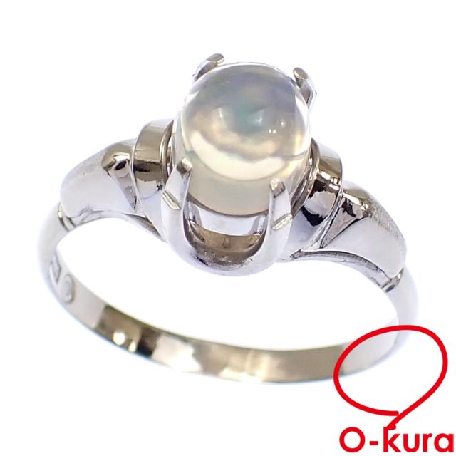 K18WG。指輪、リング。10号相当。2.3g。0.005ct。ユーズドです。 GUCCI - グッチ リング ダイヤ ダイヤモンド GGランニング 10号 K18YG