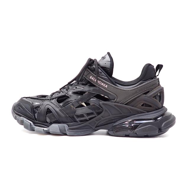 中古 バレンシアガ トラック2 オープン スニーカー メンズ ブラック 27.5cm 668823 W3CT1 1000 古着 アパレル