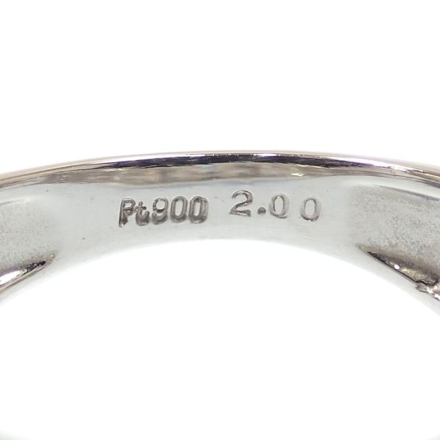Pt900　リング 　ダイヤ2.00ct　約12号　約7.6g