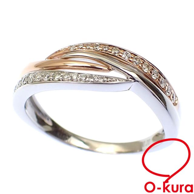 Pt950 ダイヤモンド 一文字リング ( 0.20ct )