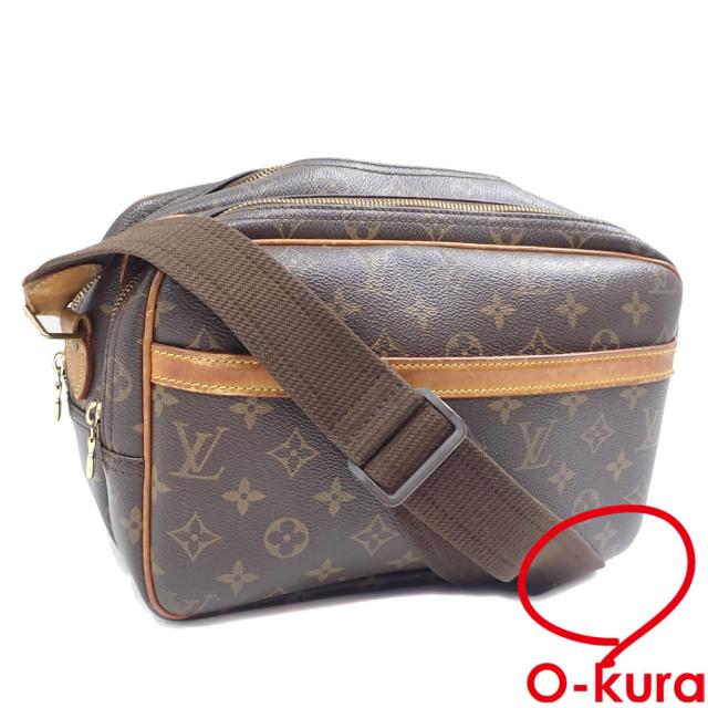 ルイヴィトン　モノグラム　リポーターPM ショルダーバッグ　ブラウン　0179 ルイヴィトン モノグラム リポーターPM ショルダーバッグ 斜め掛け