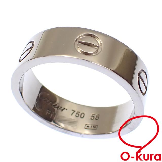 カルティエペアリング K18wg CARTIER カルティエ ラブリング #59