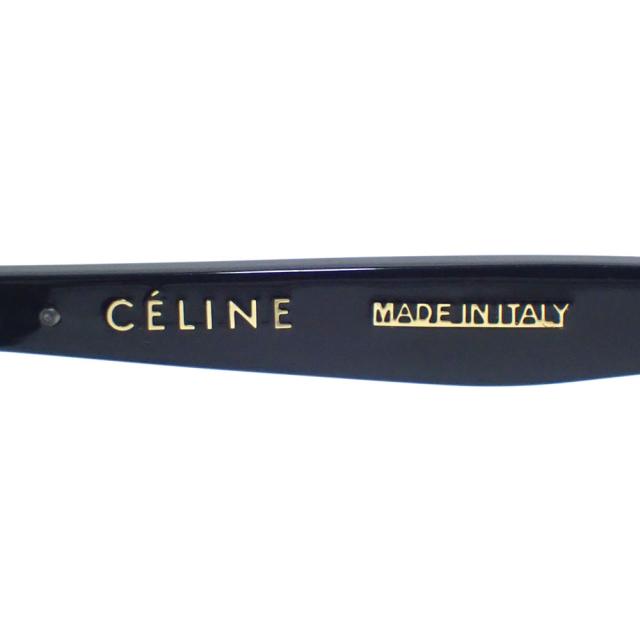 中古 セリーヌ サングラス レディース ブラック ゴールド 黒