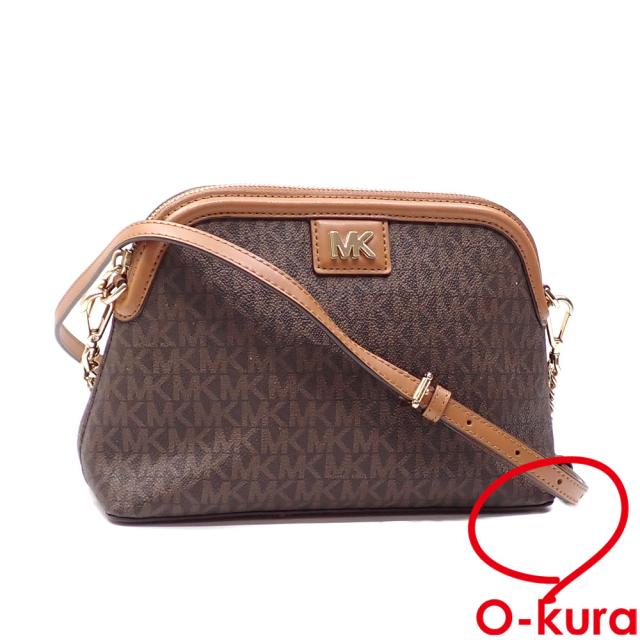 中古 マイケルコース ショルダーバッグ レディース ブラウン PVC 32T1GT9C3B/252 斜め掛