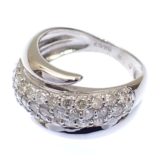 新品未使用 4℃ K18 WG アクアマリンネックレス ヨンドシー 4°C K18WG ホワイトゴールド ネックレス アクアマリン 1粒