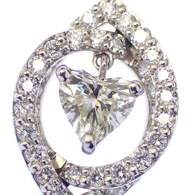 中古 ダイヤモンド ネックレス レディース Pt900 Pt850 0.465ct/0.48ct