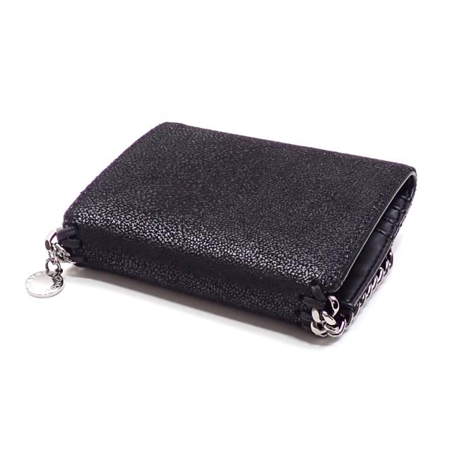 ステラマッカートニー ファラベラ ブラック コンパクトウォレット二