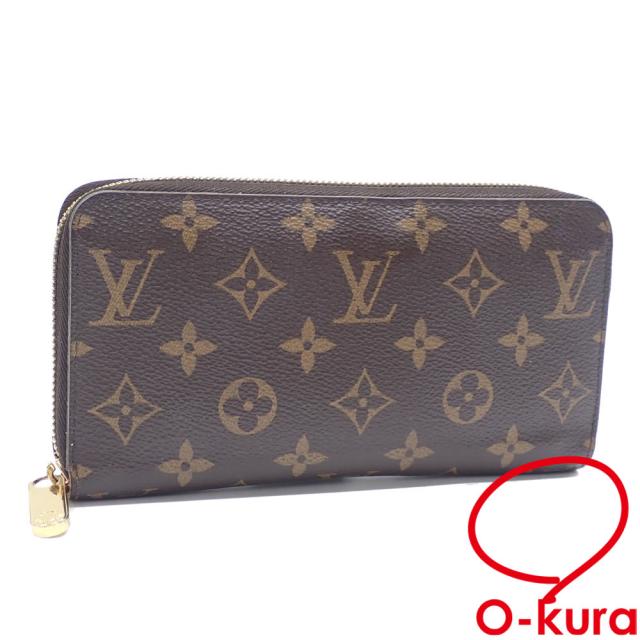 中古 ルイ・ヴィトン ラウンドファスナー 長財布 モノグラム ジッピー  