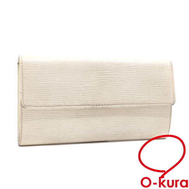 中古 ルイ・ヴィトン 二つ折り 長財布 エピ ポルトフォイユ サラ