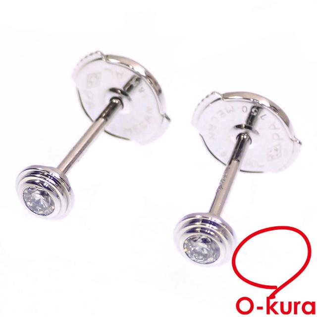 Cartier ディアマンレジェドゥ一粒ダイヤモンドピアス K18WG 750 Cartier ディアマンレジェドゥ一粒ダイヤモンドピアス K18WG 750