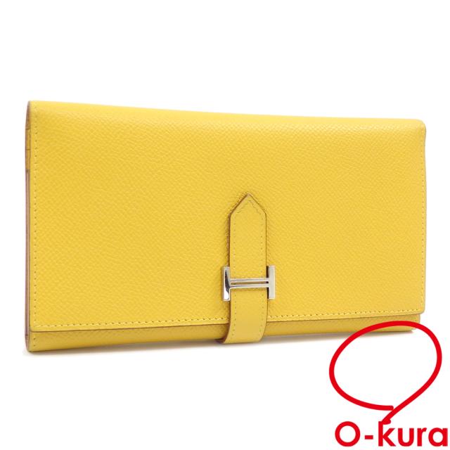 美品エルメス　べアン長財布レアな3つ折り男女兼用 美品エルメス べアン長財布レアな3つ折り男女兼用 美品エルメス