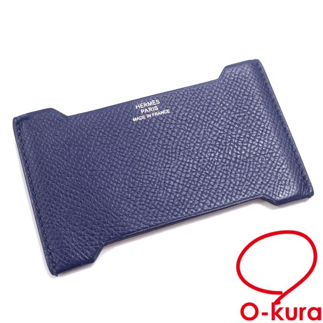 エルメスカードケースマンハッタン 美品 エルメス レザー マンハッタン