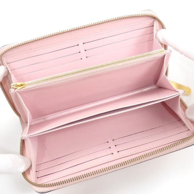 中古 ルイ・ヴィトン ラウンドファスナー 長財布 ヴェルニ ジッピー・ウォレット レディース M61226 ローズバレリーヌ 中古 ルイ・ヴィトン ラウンドファスナー 長財布 ヴェルニ ジッピー