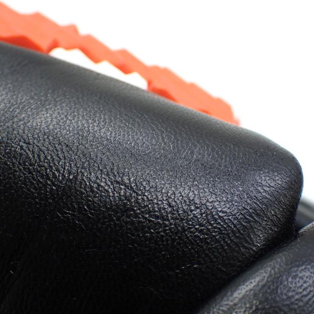 中古 エルメス サンダル インフラ レディース ノワール 黒 24.0cm 37 レザー 古着 アパレル