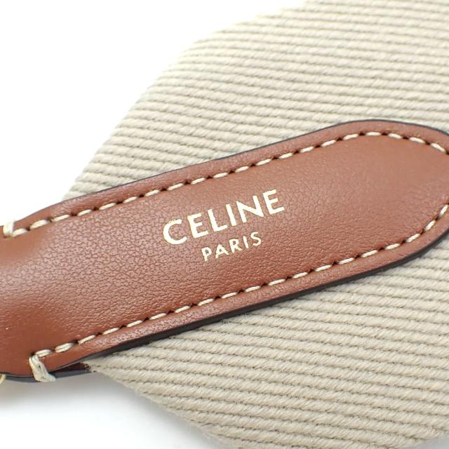 中古 セリーヌ バッグ用ショルダーストラップ ジャカード ショート