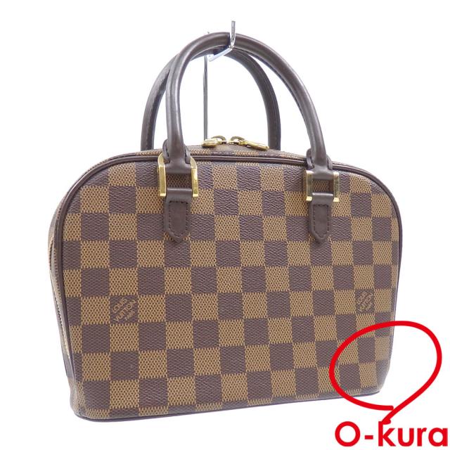 中古 ルイ・ヴィトン ハンドバッグ ダミエエベヌ サリア ミニ レディース