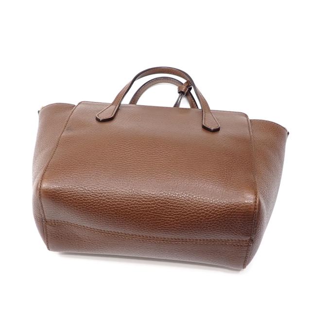 中古 グッチ ハンドバッグ レディース ブラウン レザー 368827 ストラップ