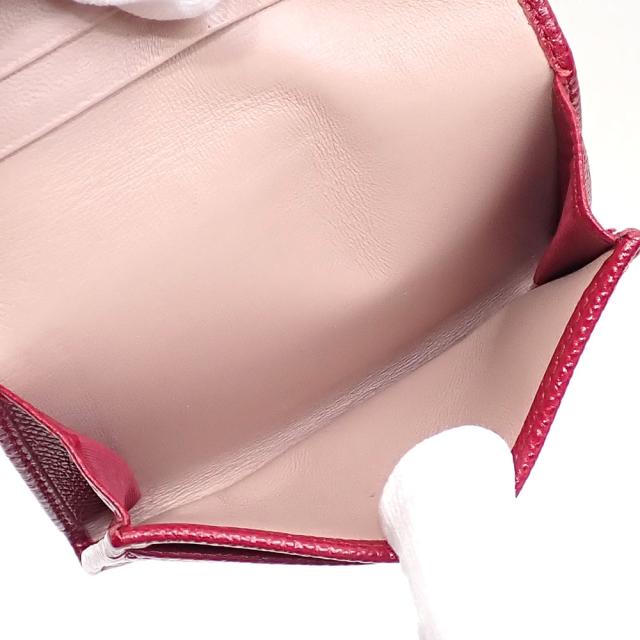 中古 ブルガリ カードケース ブルガリ・ブルガリ レディース レッド レザー ND F16 281430 カード入 中古 ブルガリ カードケース ブルガリ・ブルガリ レディース レッド