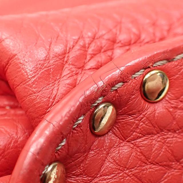 中古 セリーヌ トートバッグ レディース レッド 赤 レザー