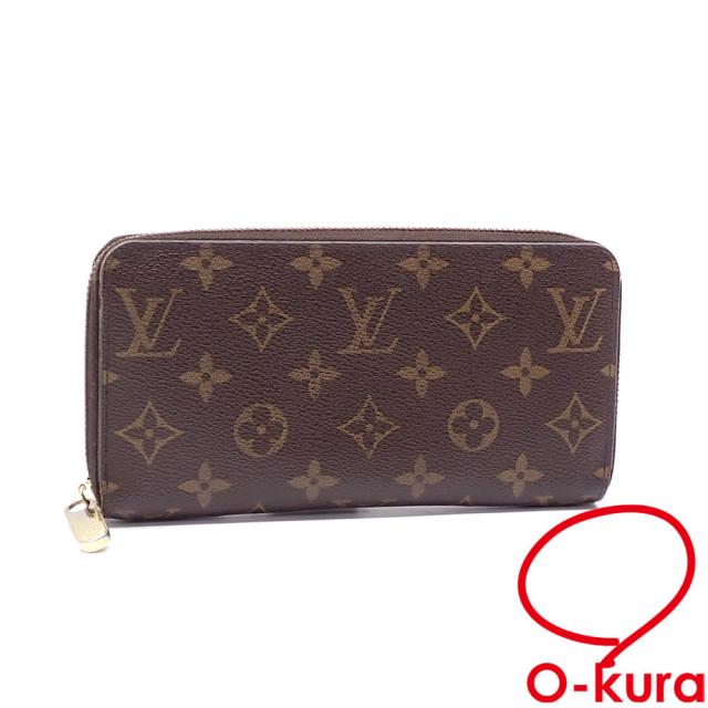 中古 ルイ・ヴィトン ラウンドファスナー 長財布 モノグラム ジッピー・ウォレット レディース M42616