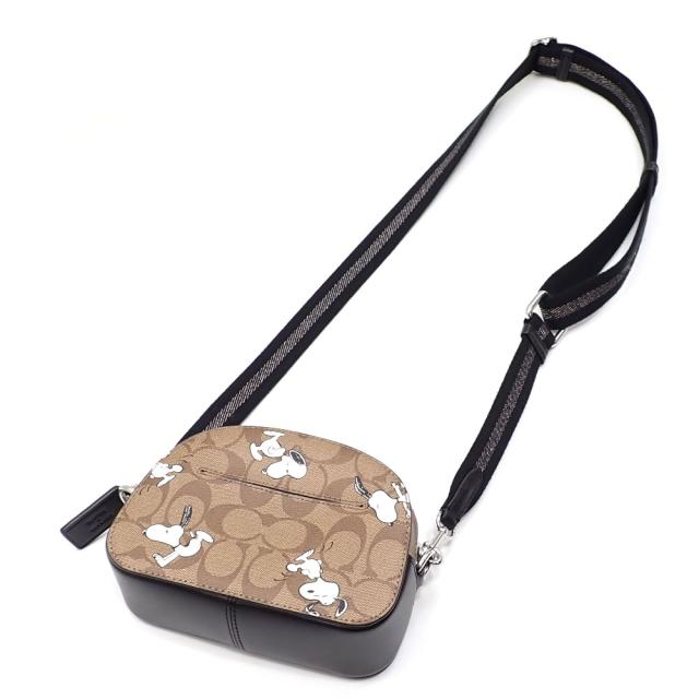 中古 コーチ × ピーナッツ ショルダーバッグ ミニ セレナ クロスボディ