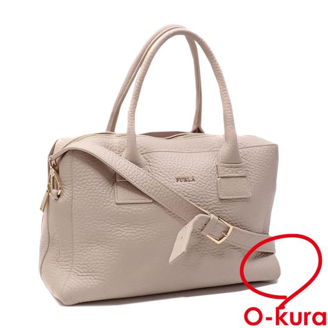 中古 フルラ ハンドバッグ カプリッチョ サッチェル バッグ レディース ダリア レザー 1014080 2WAY ショルダー 斜め掛