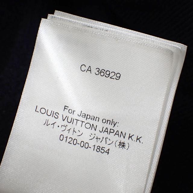 中古 ルイ・ヴィトン トレーナー LV×YK ペインティッドドット クルーネック メンズ ブラック グレー Lサイズ 綿 草間彌生 水玉 RM231H 古着 アパレル トップス_7