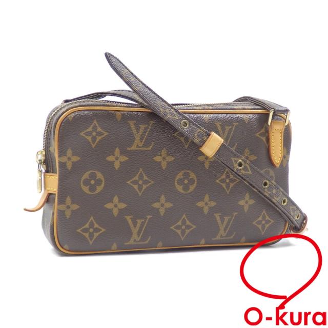 中古 ルイ・ヴィトン ショルダーバッグ モノグラム ポシェット マルリー バンドリエール レディース M51828 斜め掛