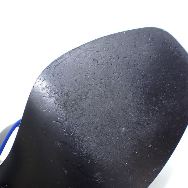 中古 エルメス イジー サンダル レディース ブラック 23.0cm 36 レザー 古着 アパレル