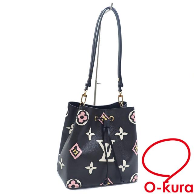 中古 ルイ・ヴィトン ショルダーバッグ ワイルド アット ハート ネオノエ レディース M45821 ノワール 黒 肩掛け 2021