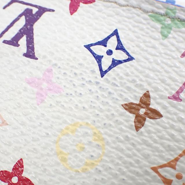 中古 ルイ・ヴィトン 二つ折り カードケース モノグラムマルチカラー