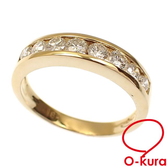 18金 リング ダイヤモンド 0.25ct 13号 トライアングル 太め お守り 