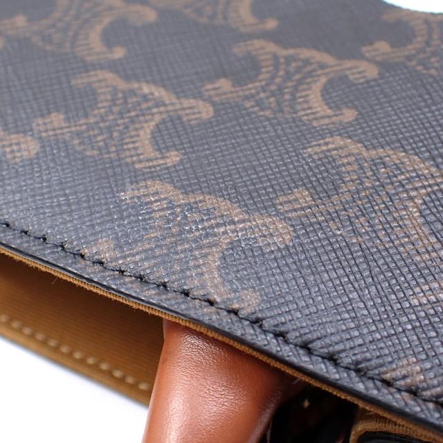 中古 セリーヌ ハンドバッグ ミニ バーティカル レディース タン