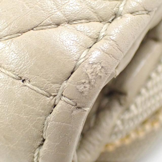 中古 クリスチャンディオール 二つ折り 財布 カロ スカーレット