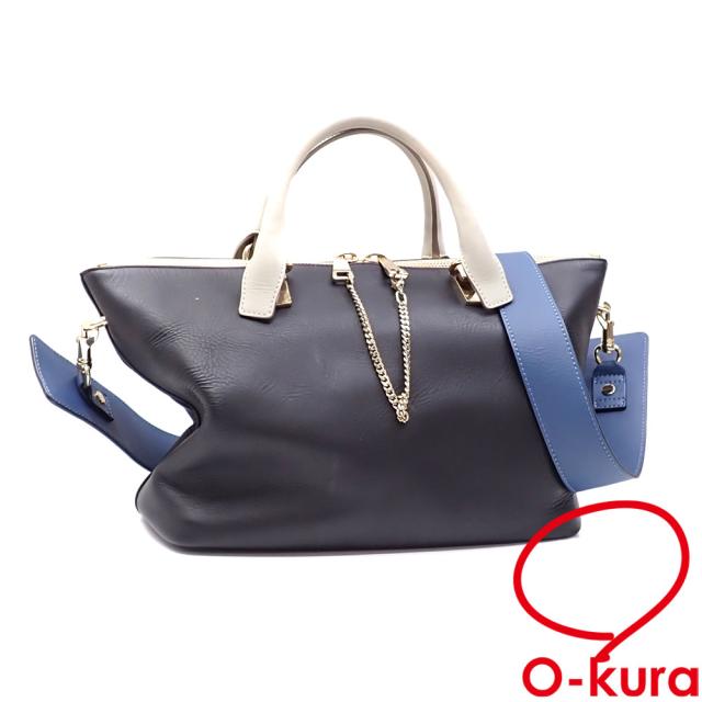 中古 クロエ ハンドバッグ ベイリー レディース ブラック レザー 3S0170 2WAY ショルダー 斜め掛