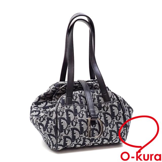 中古 ディオール ハンドバッグ レディース ブラック キャンバス