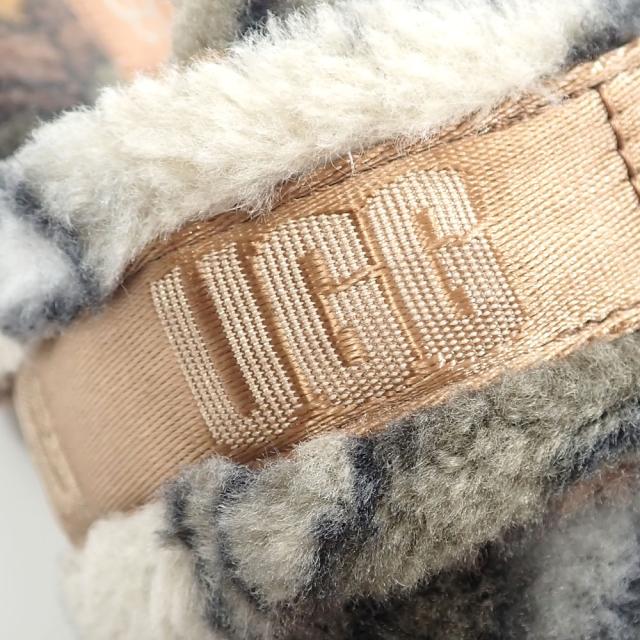 中古 アグ サンダル フラッフ イット カリ トポ レディース 合成繊維 ゴム ブラウン系 24.0cm 1134110 スリッパスタイル 古着 アパレル