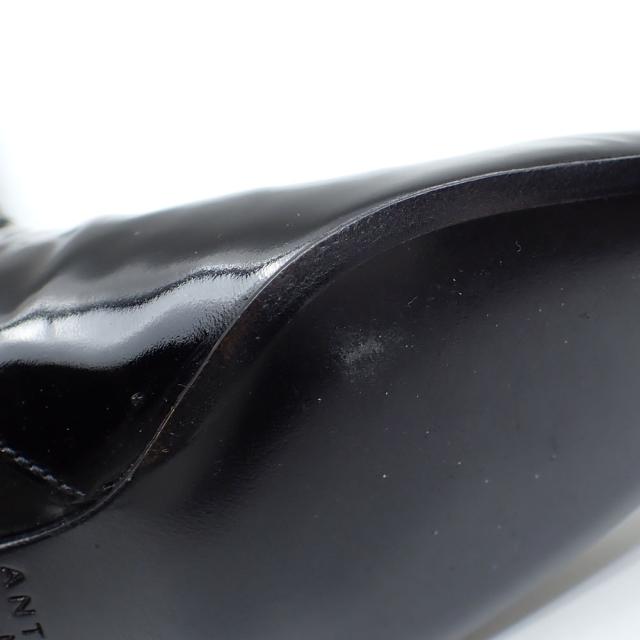 中古 アンテプリマ ロング ブーツ レディース ポインテッドトゥ パテントレザー ブラック 黒 22.5cm 35 アパレル